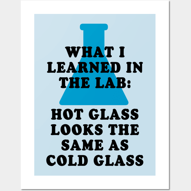 Chemistry Lab Glass Wall Art by oddmatter